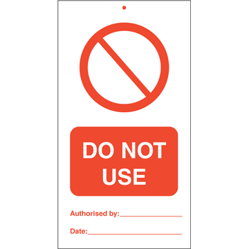 Do not use (pk. á 10 stk.)