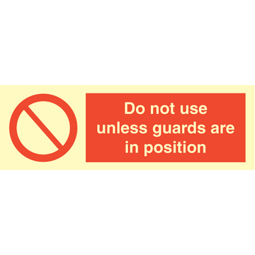Do not use unless guards