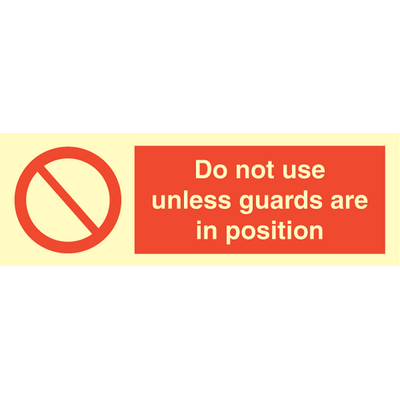 Do not use unless guards
