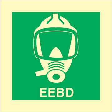 EEBD - Photolumienescent Self Adhesive Vinyl - 150 x 150 mm