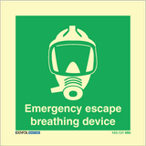 Emergence escape breathing device