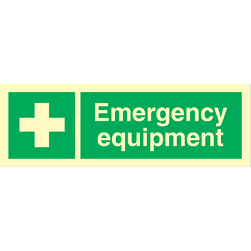 Emergency equipment - Photolumienescent Self Adhesive Vinyl - 100 x 300 mm