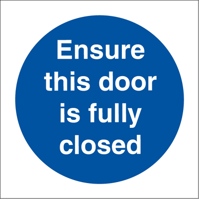 Ensure this door is