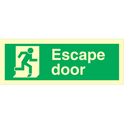 Escape door
