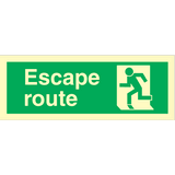 Escape route left