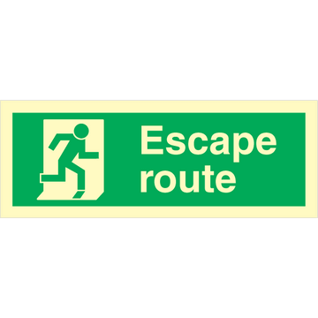 Escape route right