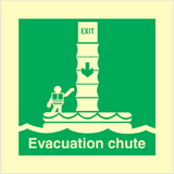 Evacuation chute