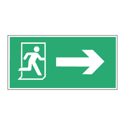 EXIT arrow right - Low location light system