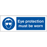 Eye protection must