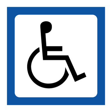 Handicapskilt - Piktogrammer