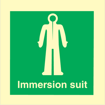 Immertion Suit - Photolumienescent Self Adhesive Vinyl - 150 x 150 mm