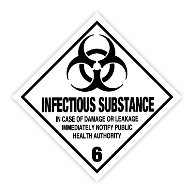Infectious substance - Faresedler kl 6