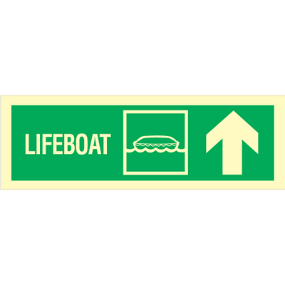 Lifeboat arrow  down up right