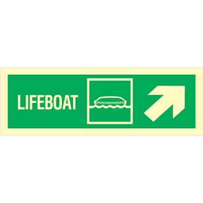 Lifeboat arrow  up right