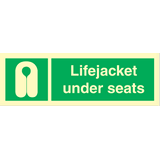 Lifejacket under seats