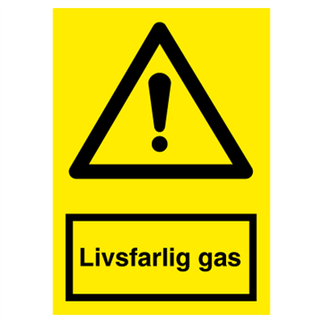 Livsfarlig gas