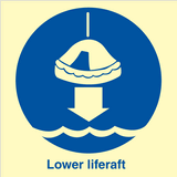 Lower liferaft