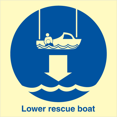 Billede af Lower resque boat
