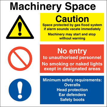 Machinery space