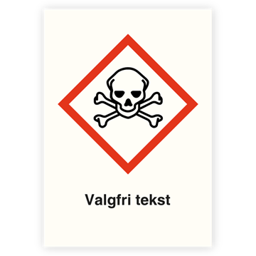GHS06 - Meget giftig