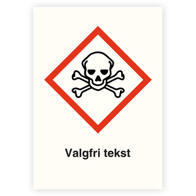 GHS06 - Meget giftig