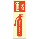 Missing extinguisher