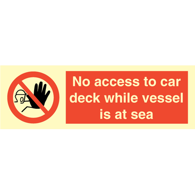 No access to car deck