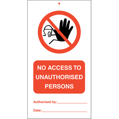 No access to unauthorised persons