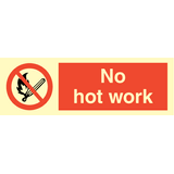 No hot work