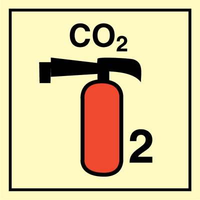Billede af Portable fire extinguishers CO2