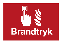 Brandtryk Brandskilt H477