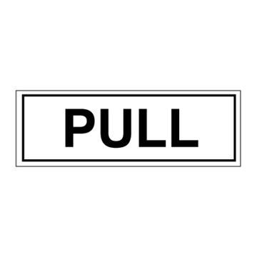 Pull - Accomodation Signs