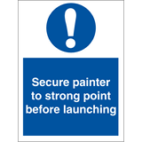 Secure painter to strong point