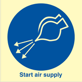 Start air supply