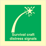 Survival craft distress signal
