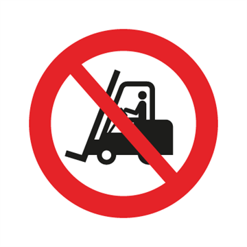Truck kørsel forbudt - forbudsskilt - F163