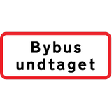 UC 20,5 Bybus undtaget