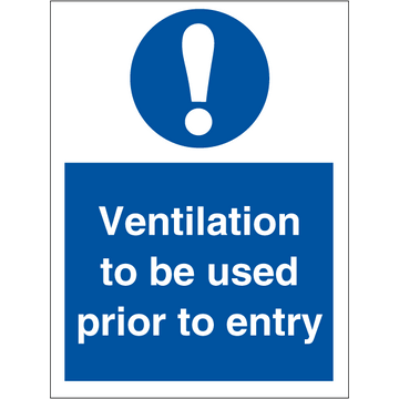 Ventilation to be used