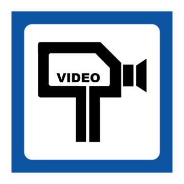 Video kamera - Piktogrammer