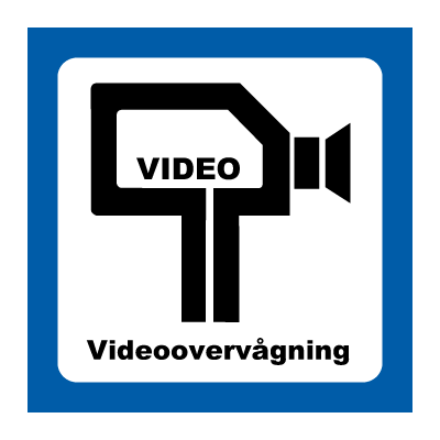 Piktogram til videoovervågning - Piktogrammer