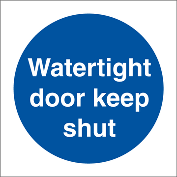 Watertight door keep shut