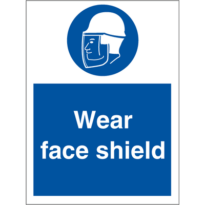 Se Wear face shield - Photoluminescent Self Adhesive Vinyl - 200 x 150 mm hos JO Safety