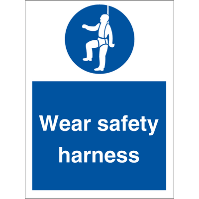 Wear safety harness - Photoluminescent Rigid - 200 x 150 mm