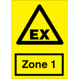 Zone 1 - atex-skilt